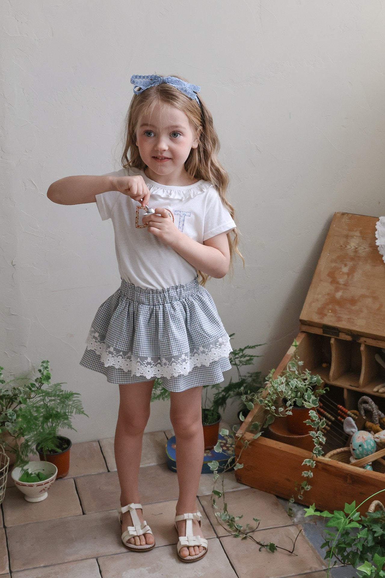 Easel Pants Korean toddler pants in purple made in Korea