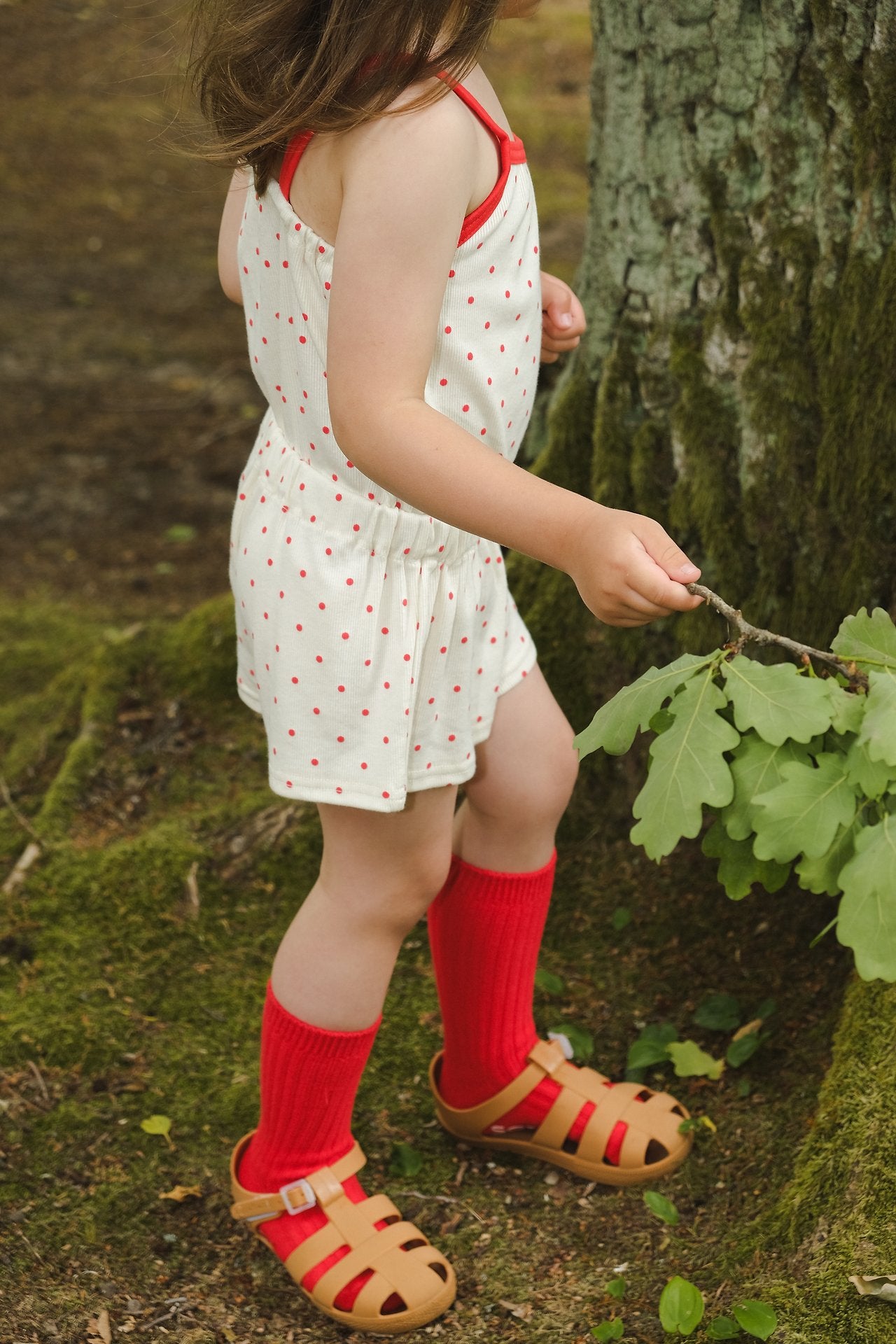 Summer Overalls Korean toddler overall in ivory made in Korea