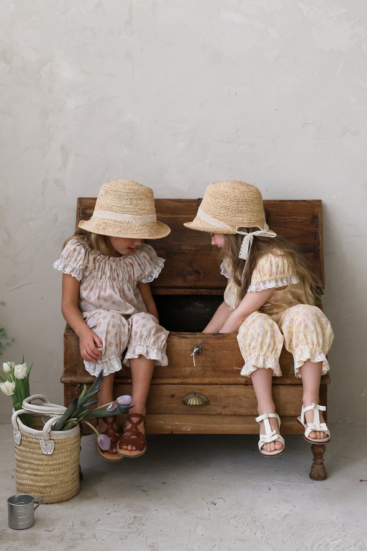 Derby Pants Korean toddler pants in milk tea made in Korea