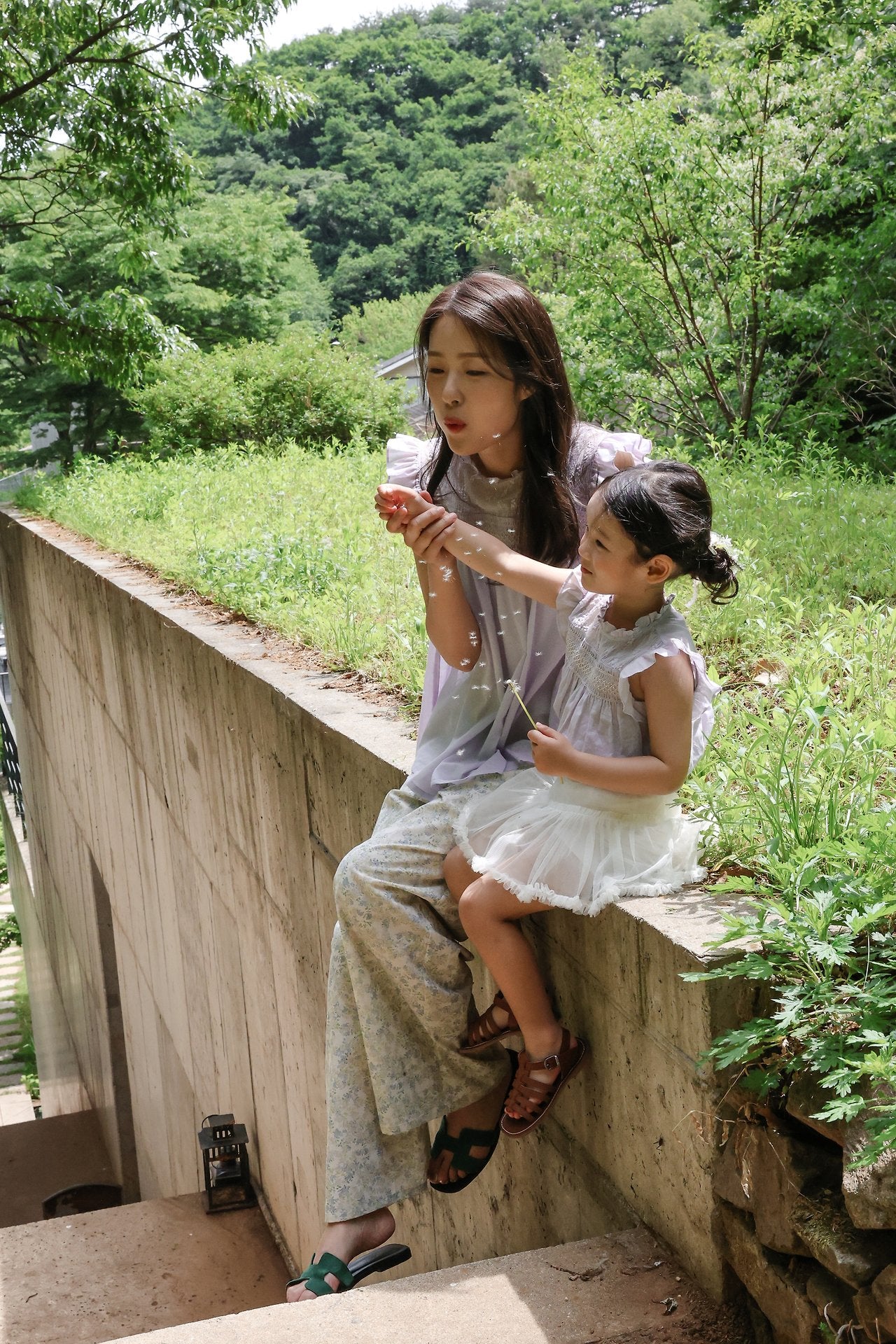 Jessica Blouse - Mom Korean kids blouse in ivory made in Korea