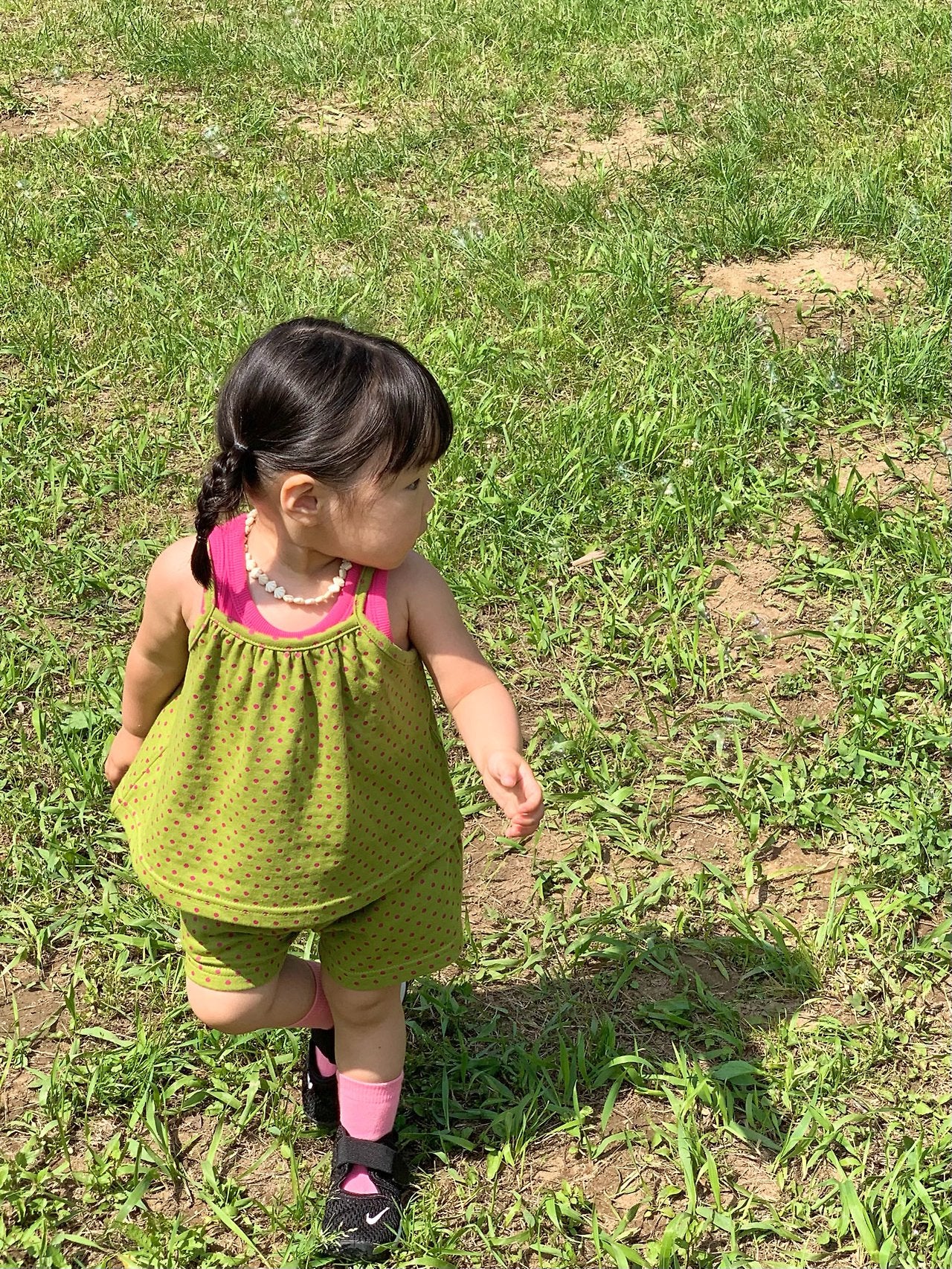 Soda Pop Spaghetti Strap Top Korean toddler tops in yellow made in Korea