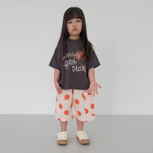 Balloon Pants Korean toddler pants in cream made in Korea