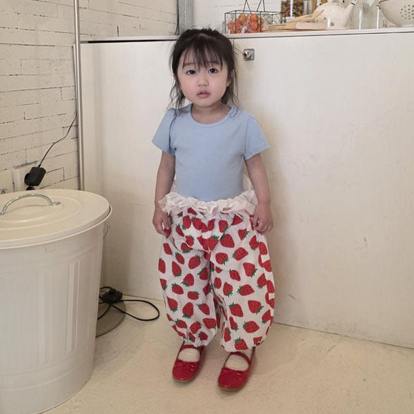 Tart Pants Korean toddler pants in ivory made in Korea