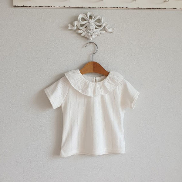 Je T’aime Tee Korean toddler t-shirt in ivory made in Korea