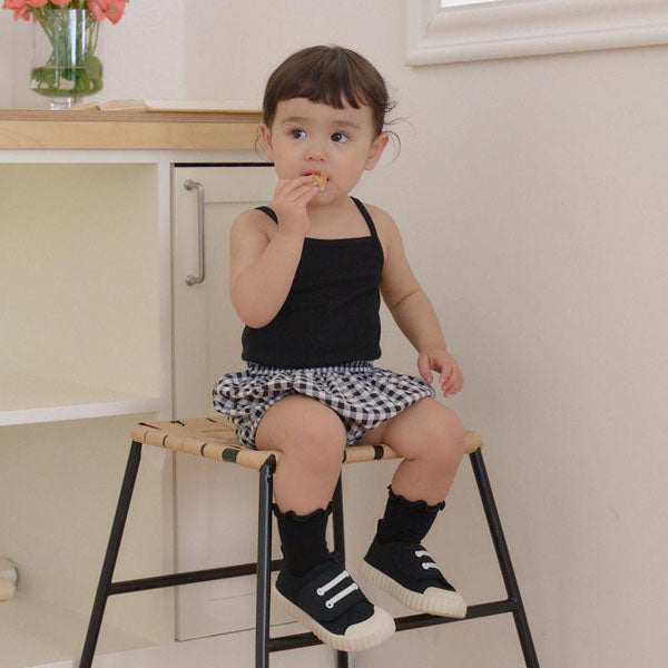 B Forever Tank Top Set Korean infant set in beige made in Korea