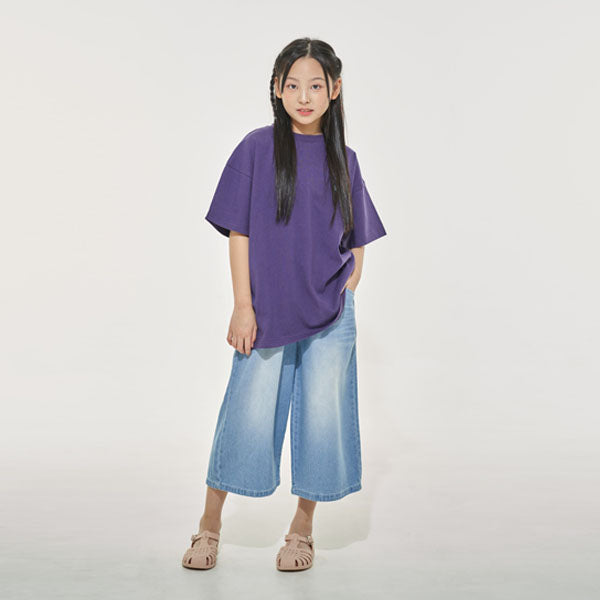 Bermuda Denim Pants Korean juniors pants in blue denim made in Korea