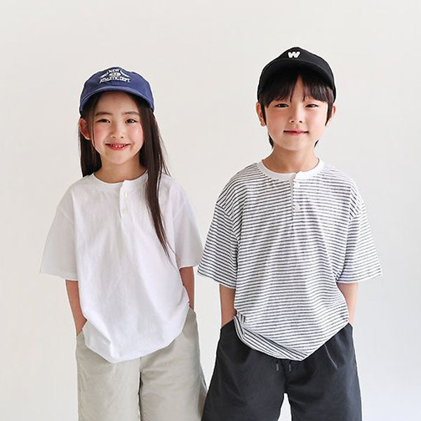 Vicky Henley Tee Korean toddler t-shirt in ivory made in Korea