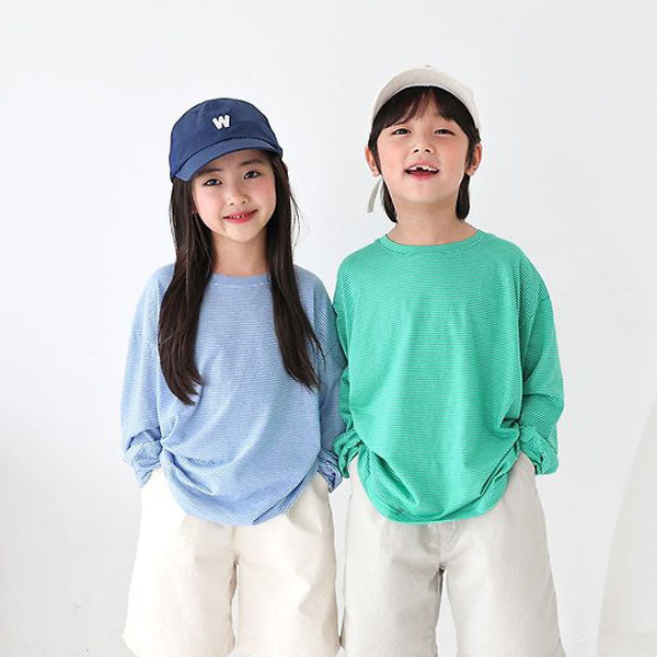 Swimming Tee Korean toddler t-shirt in green made in Korea
