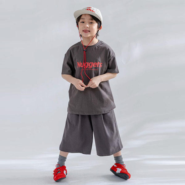 Nomet Bermuda Pants Korean toddler pants in lemon made in Korea