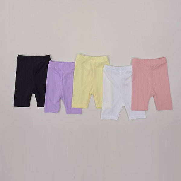 Summer Leggings Korean toddler pants in white made in Korea