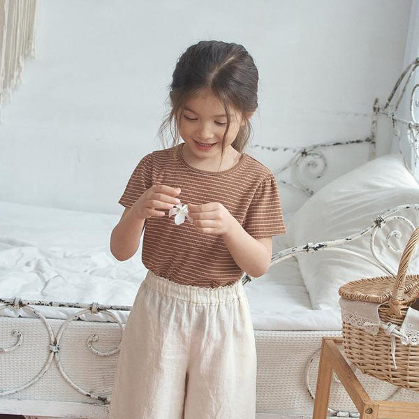 Toto T-Shirt Korean toddler t-shirt in beige made in Korea