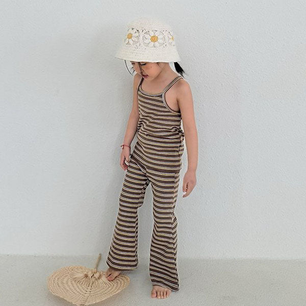 Candy Bootcut Pants Korean toddler pants in brown made in Korea