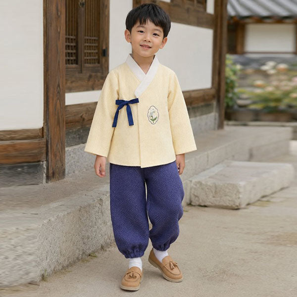 Doryeong Hanbok(Toddler&Kids) Korean toddler set in ivory made in Korea