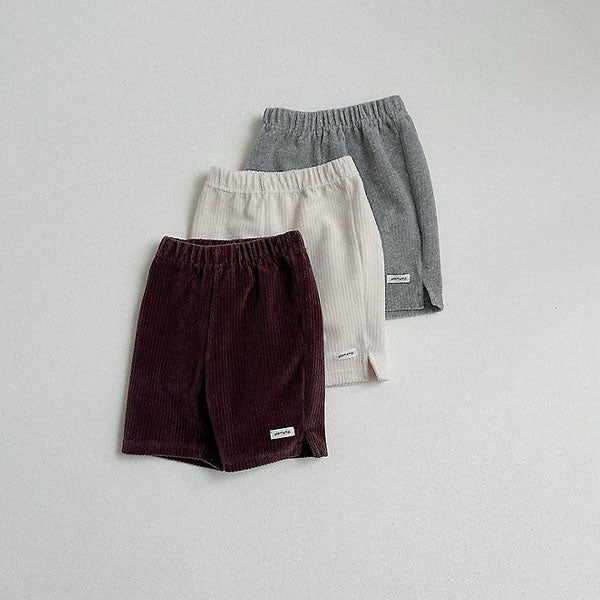 Velour Pants Korean toddler pants in cream made in Korea