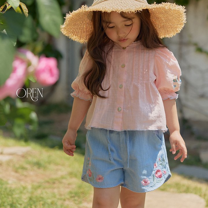 Rosiel Denim Pants Korean toddler pants in light denim made in Korea