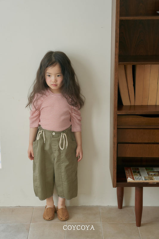 Lil Boy Pants Korean toddler pants in cream made in Korea