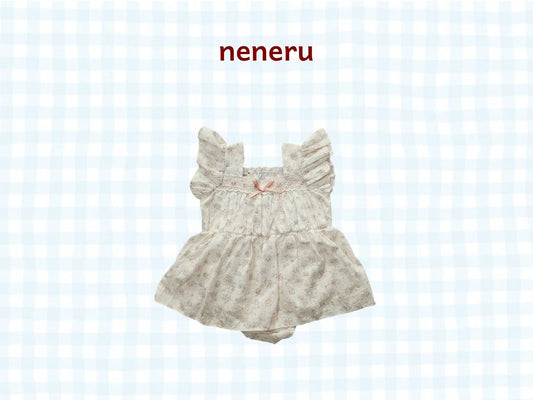 Excitement Bodysuit Korean infant bodysuit in ivory made in Korea