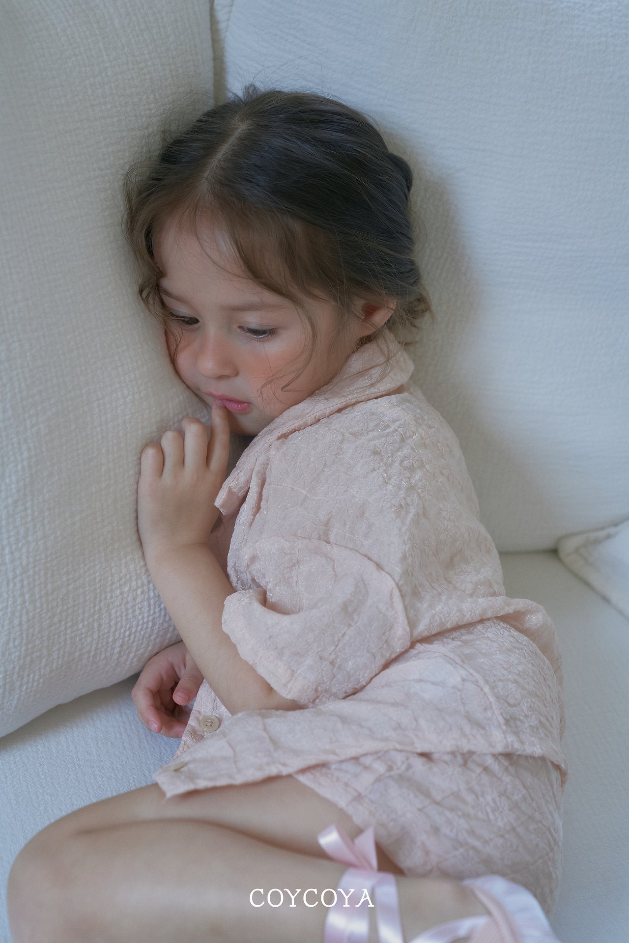 Majorica Shirt Korean toddler shirt in ivory made in Korea