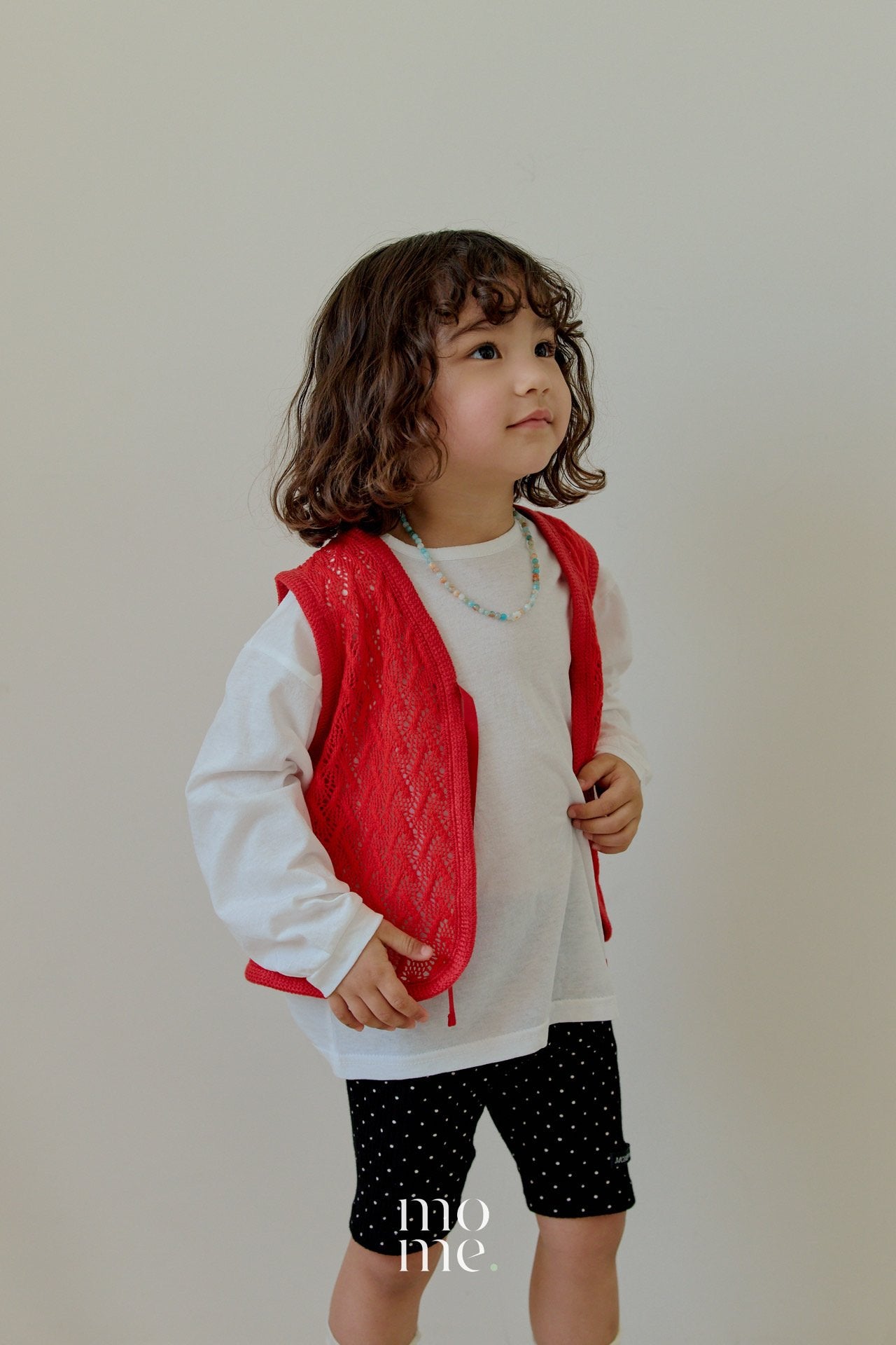 Song Song Vest Korean toddler jacket in ivory made in Korea