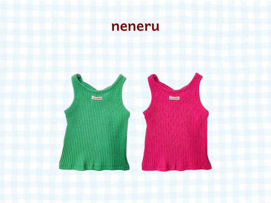 Tank Top Korean infant tank top in green made in Korea