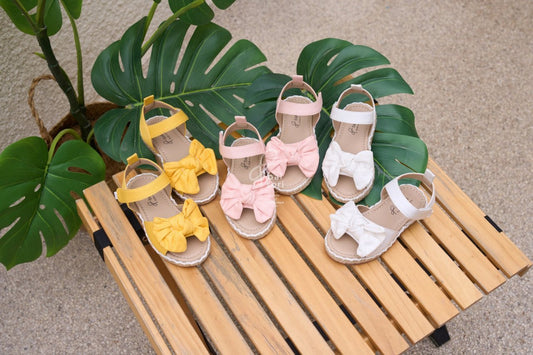 BB425 Doubly Sandals Korean toddler shoes in white made in Korea