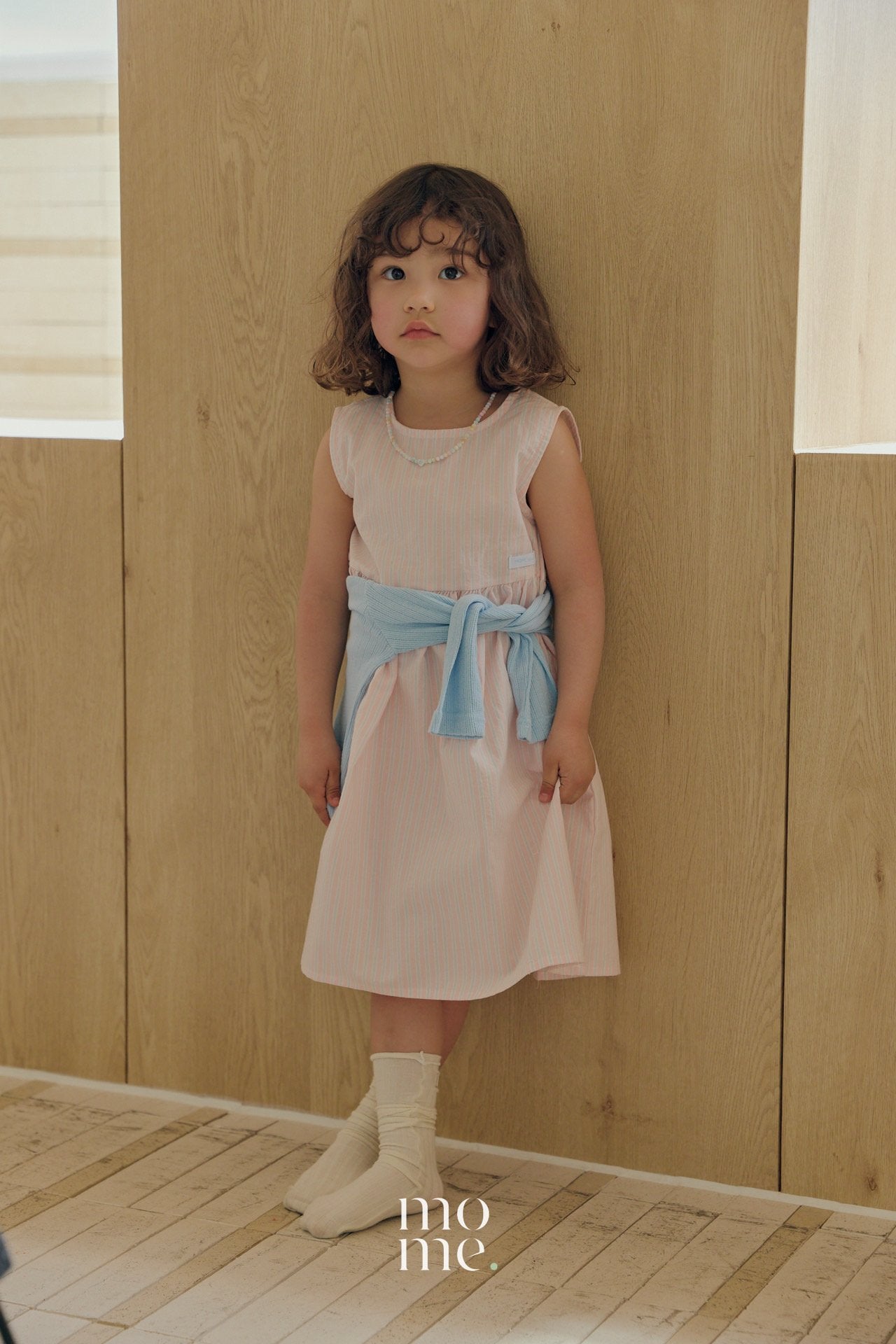 Pastel Dress Korean toddler dress in sky blue made in Korea