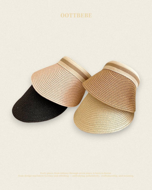 Summer Cap Korean infant accessory in pink made in Korea