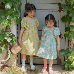 Solar Smocked Dress