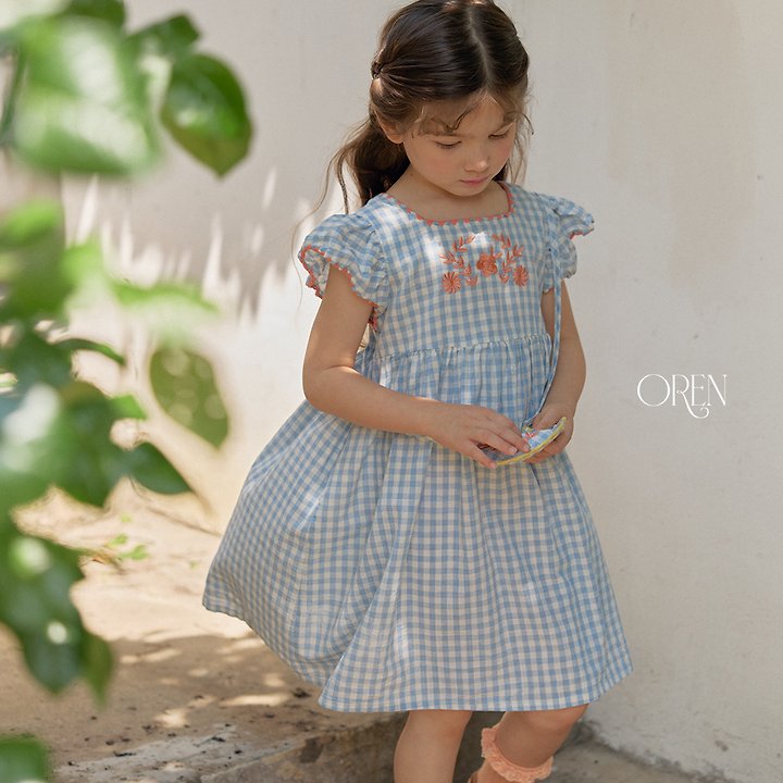 Solar Melo Dress Korean toddler dress in ivory made in Korea