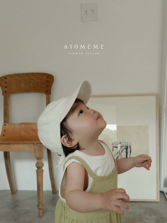 Eden Tank Top Tee Korean toddler t-shirt in ivory made in Korea