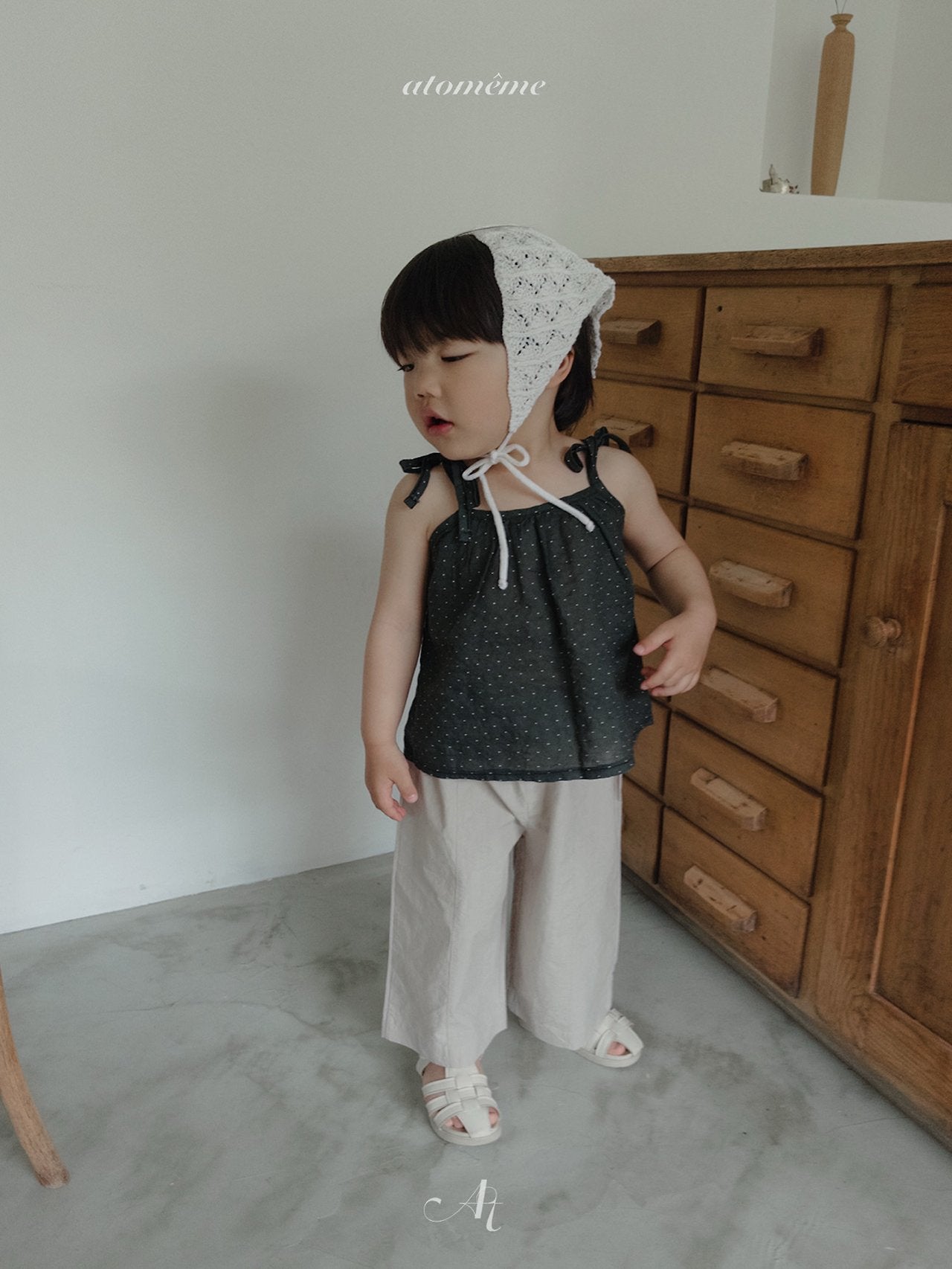 Fair Pants Korean toddler pants in beige made in Korea