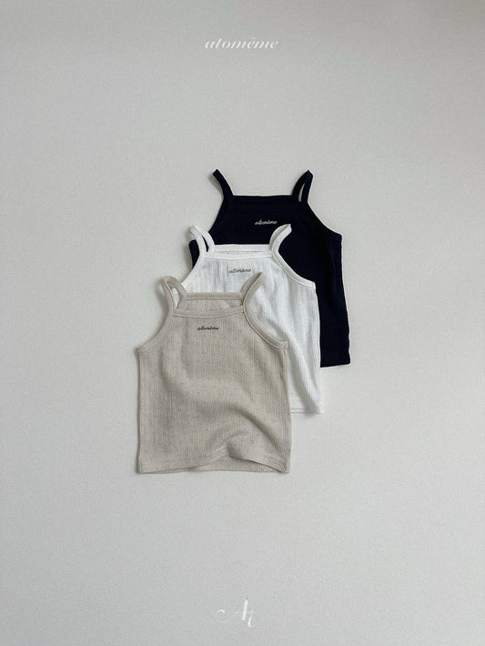 Parfait Tank Top Tee Korean toddler t-shirt in ivory made in Korea