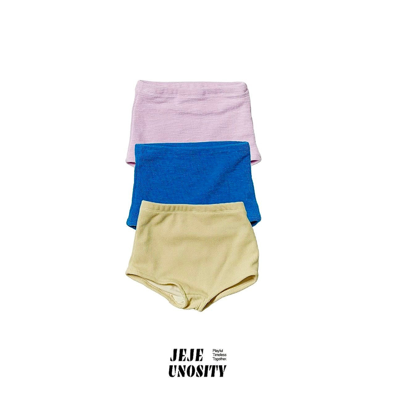 Lucky Bikini Bottom Korean toddler bikini in lemon made in Korea