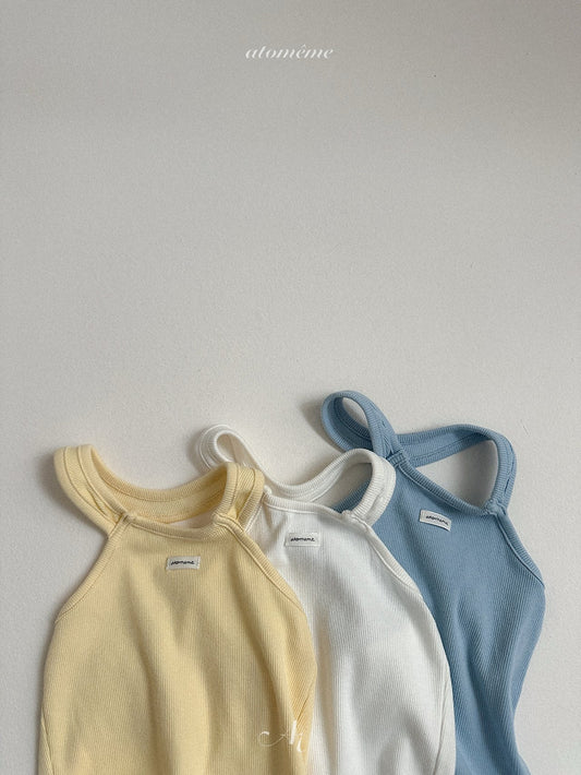 Renee Tank Top Korean toddler tank top in ivory made in Korea