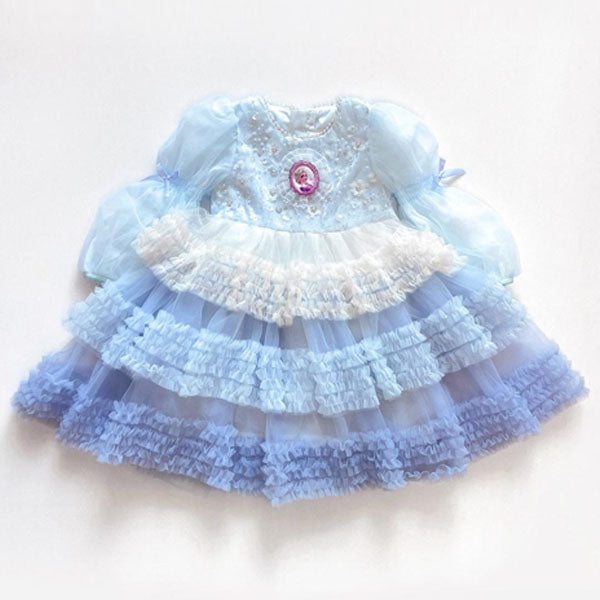 Fairy Ruffle Dress Korean toddler t-shirt in pink made in Korea