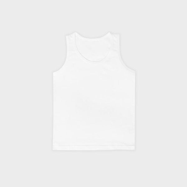 Modal Sleeveless Undershirt - CM White Korean toddler underwear in cm white(boy) made in Korea