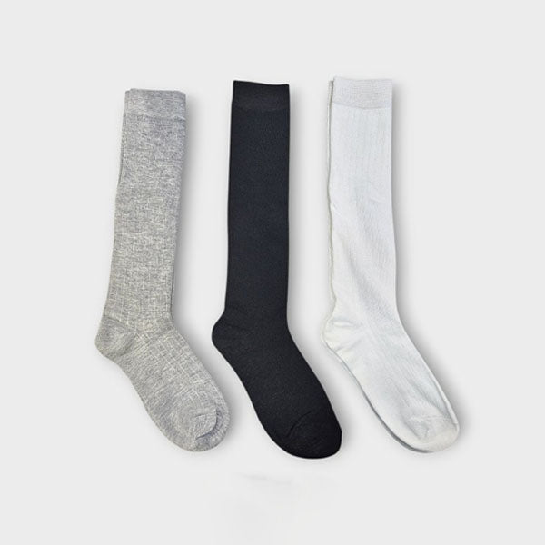 Modern Mid Socks Korean kids accessory in 3-type set made in Korea