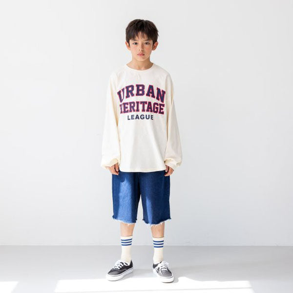 Glory Knee-Length Pants Korean toddler pants in deep blue made in Korea