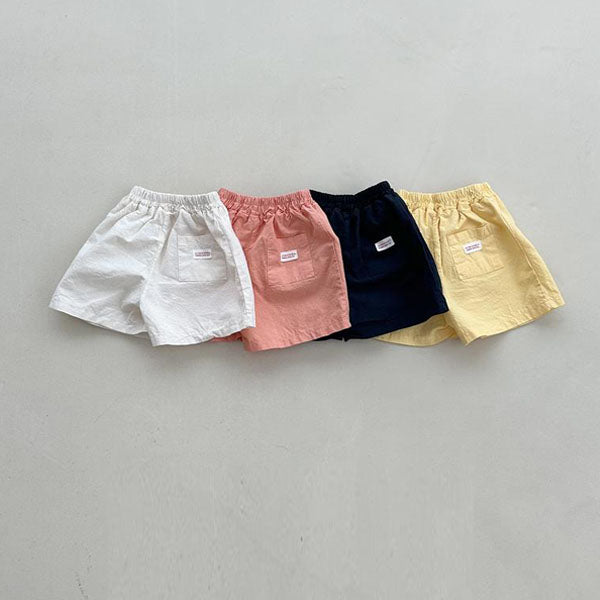 Pastel Pants Korean toddler pants in light beige made in Korea