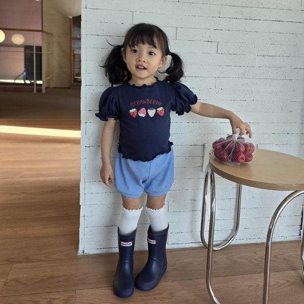 Crayon Pants Korean toddler pants in blue made in Korea