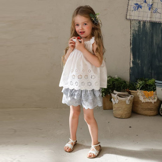 Anna Pants Korean toddler pants in cream made in Korea