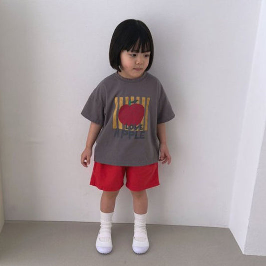 Tutu Cotton Pants Korean toddler pants in denim blue made in Korea