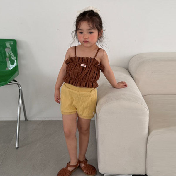 Muse Ribbed Pants Korean toddler pants in pink made in Korea