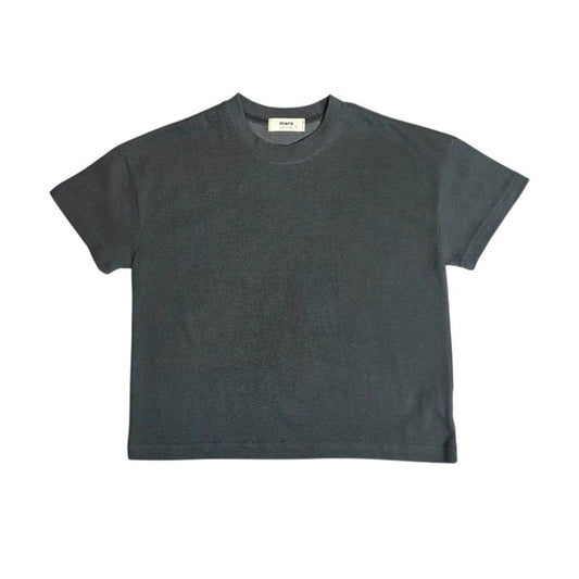 Tropical Tee Korean toddler t-shirt in dark gray made in Korea
