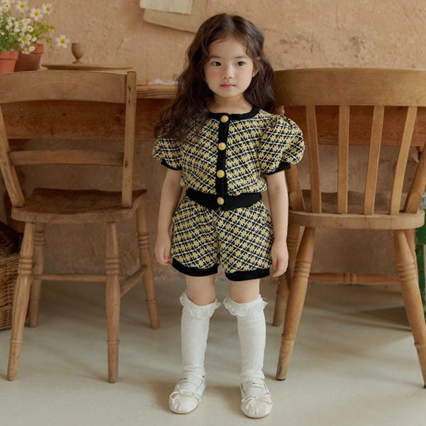 Lilica Pants Korean toddler pants in yellow made in Korea
