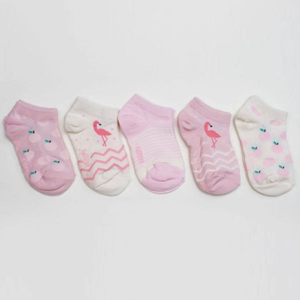 Framing Ankle Socks Korean toddler accessory in 5-piece set made in Korea