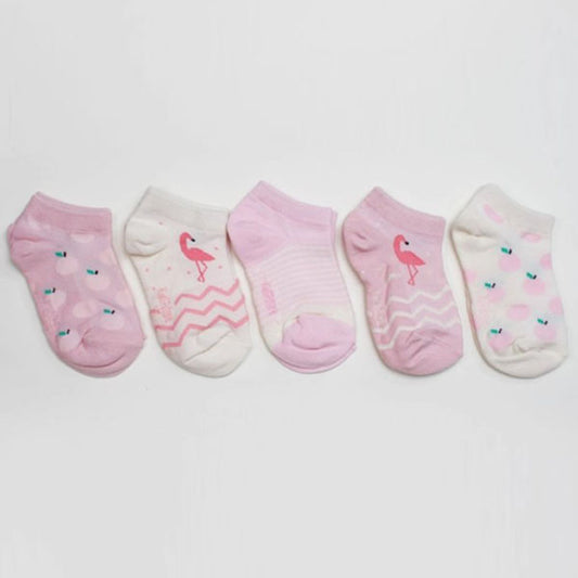Framing Ankle Socks Korean toddler accessory in 5-piece set made in Korea