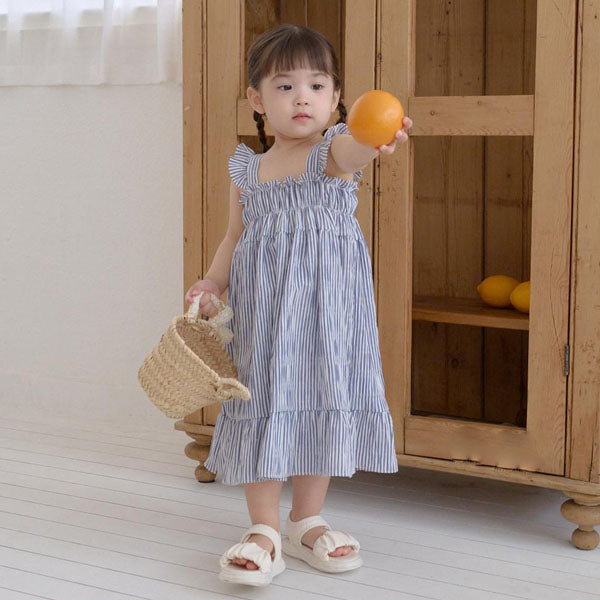 Sunshine Dress Korean infant dress in pink made in Korea