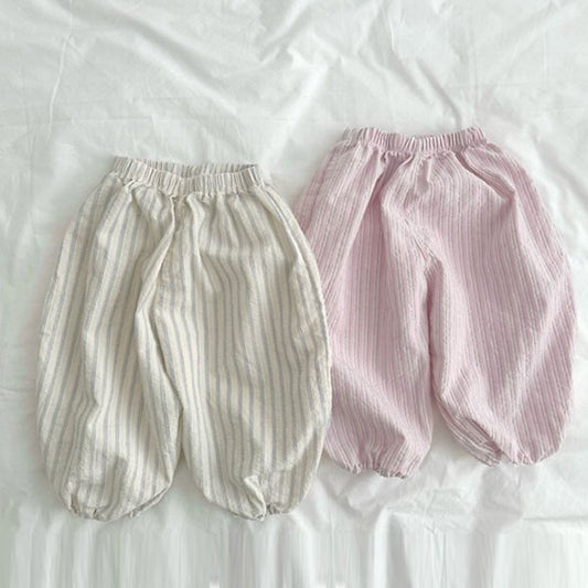 Stripe Bloomer Korean infant bloomer in sky blue made in Korea
