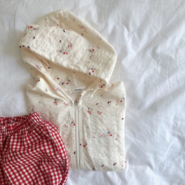 Summer Wind Jacket Korean infant jacket in cream made in Korea